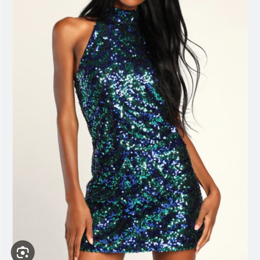 Sparkly mini dress